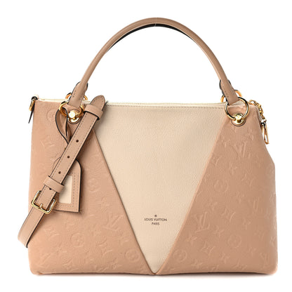 Louis Vuitton Empreinte V Tote MM Beige Rose Creme 1 of 10