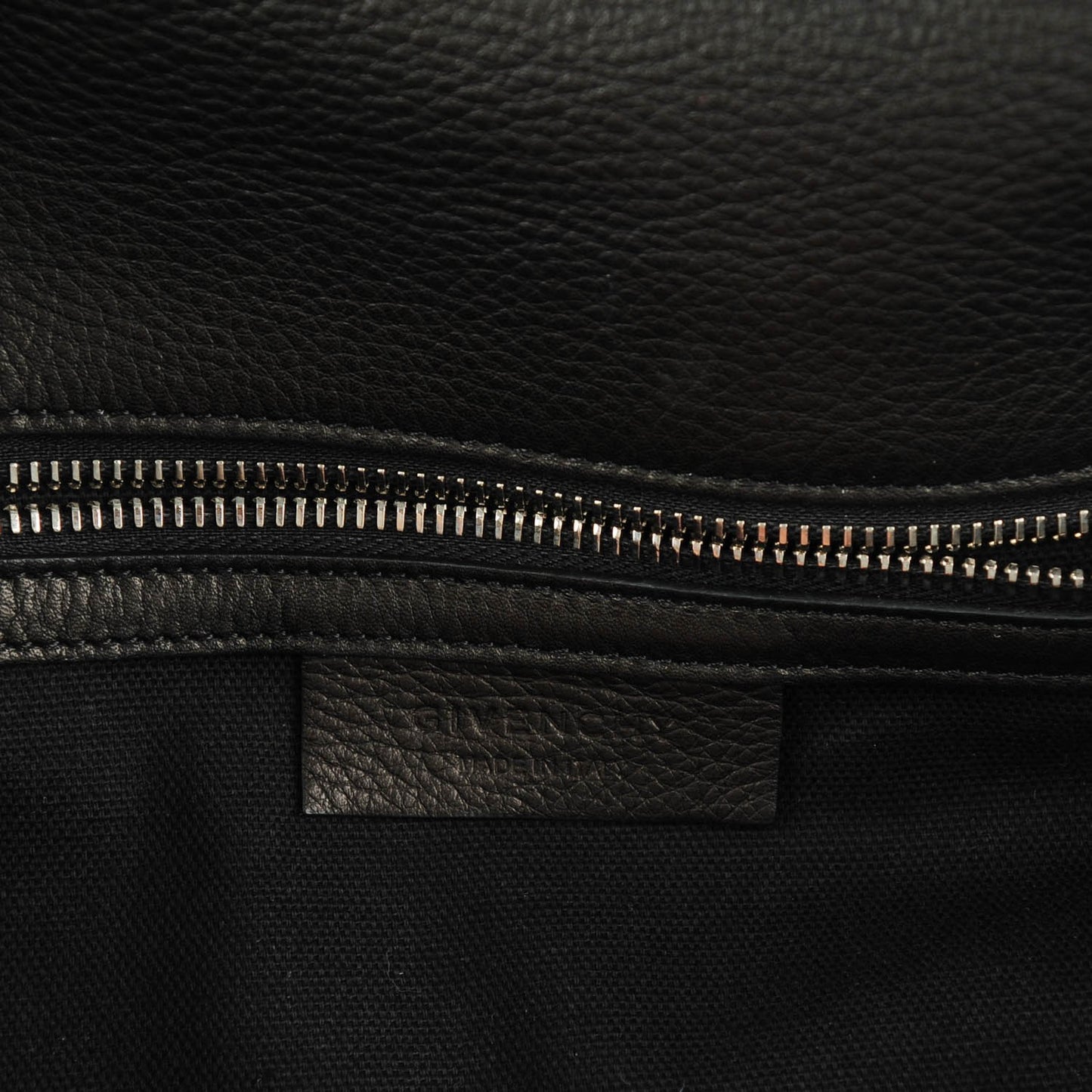 Waxy Grained Calfskin Medium Pandora Pure Flap Bag Black