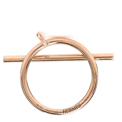 Hermes 18K Rose Gold MM Echappee Earrings 5 of 6