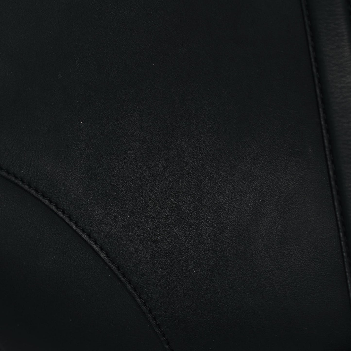 Ultra Matte Calfskin Saddle Bag Black