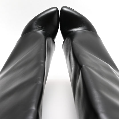 Givenchy Calfskin Shark Lock Pant Boots 41 Black 2 of 8