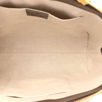 Gucci GG Supreme Monogram Equestrian Web Small Ophidia Tote Bag Beige Multicolor New Acero 5 of 15