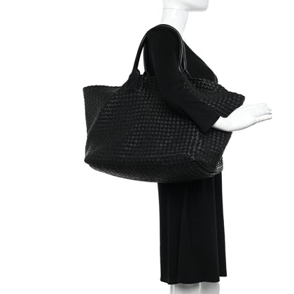 Bottega Veneta Nappa Intrecciato Large Cabat Black 2 of 16