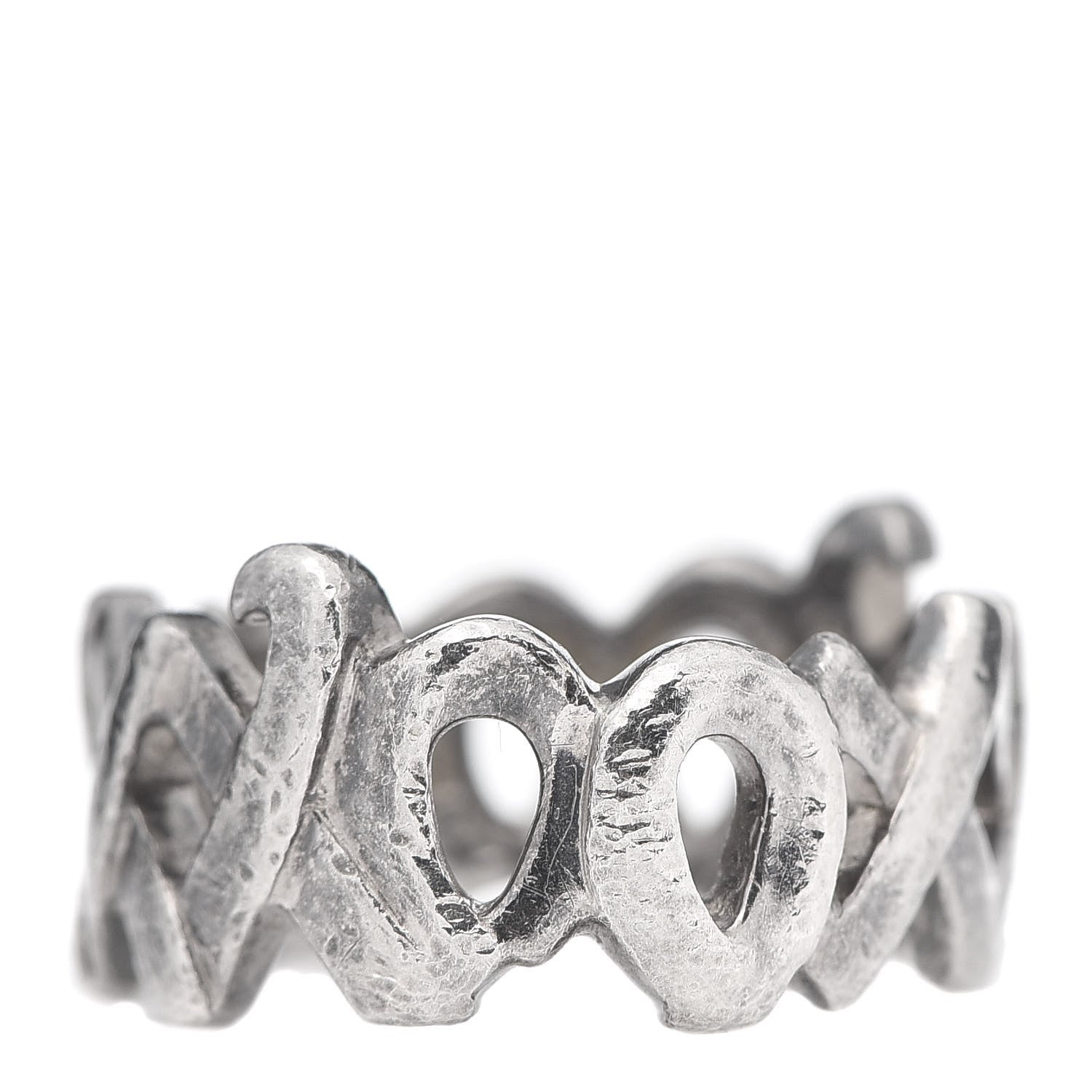 Tiffany Sterling Silver Paloma Picasso Love Kisses Ring 52 6 1 of 5