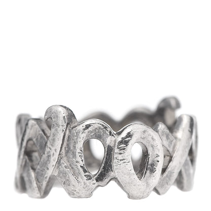 Tiffany Sterling Silver Paloma Picasso Love Kisses Ring 52 6 1 of 5