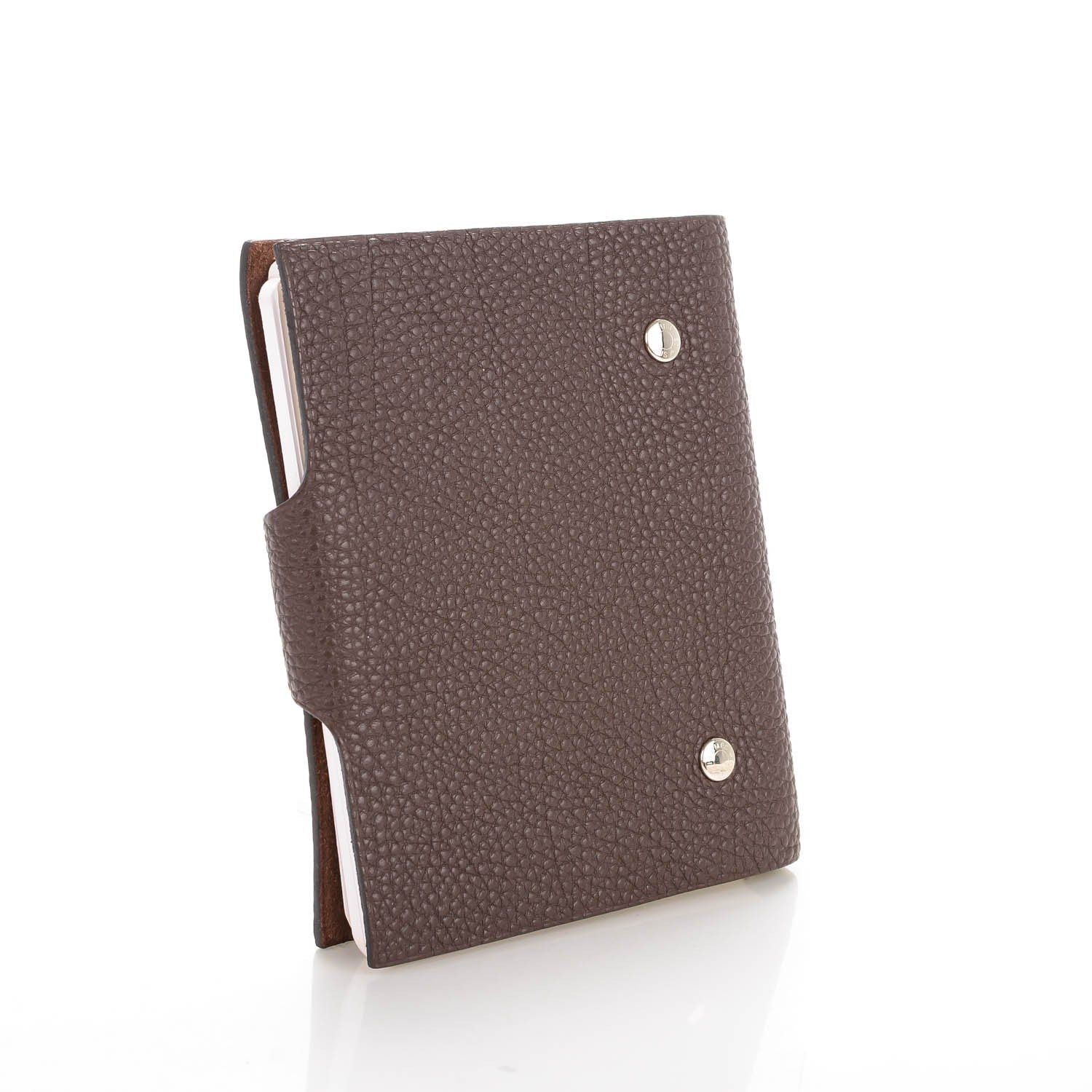 Hermes Togo Ulysse PM Notebook Cover Chocolate 3 of 8