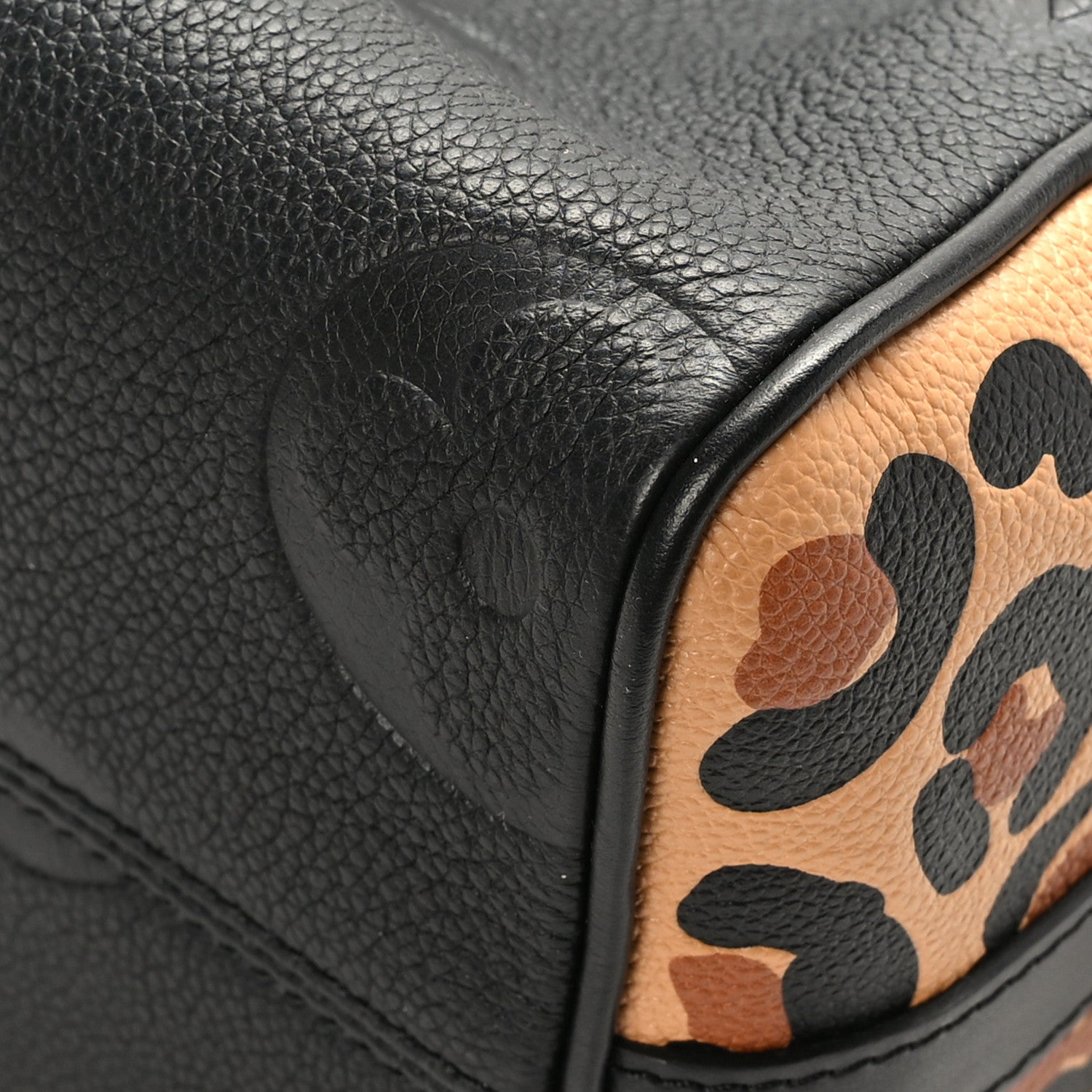 Louis Vuitton Empreinte Monogram Giant Wild At Heart Speedy Bandouliere 25 Black 10 of 10