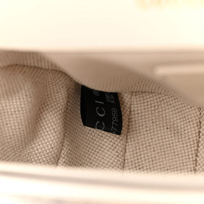 Gucci GG Supreme Monogram Web Mini Horsebit 1955 Shoulder Bag Beige Mystic White 8 of 14