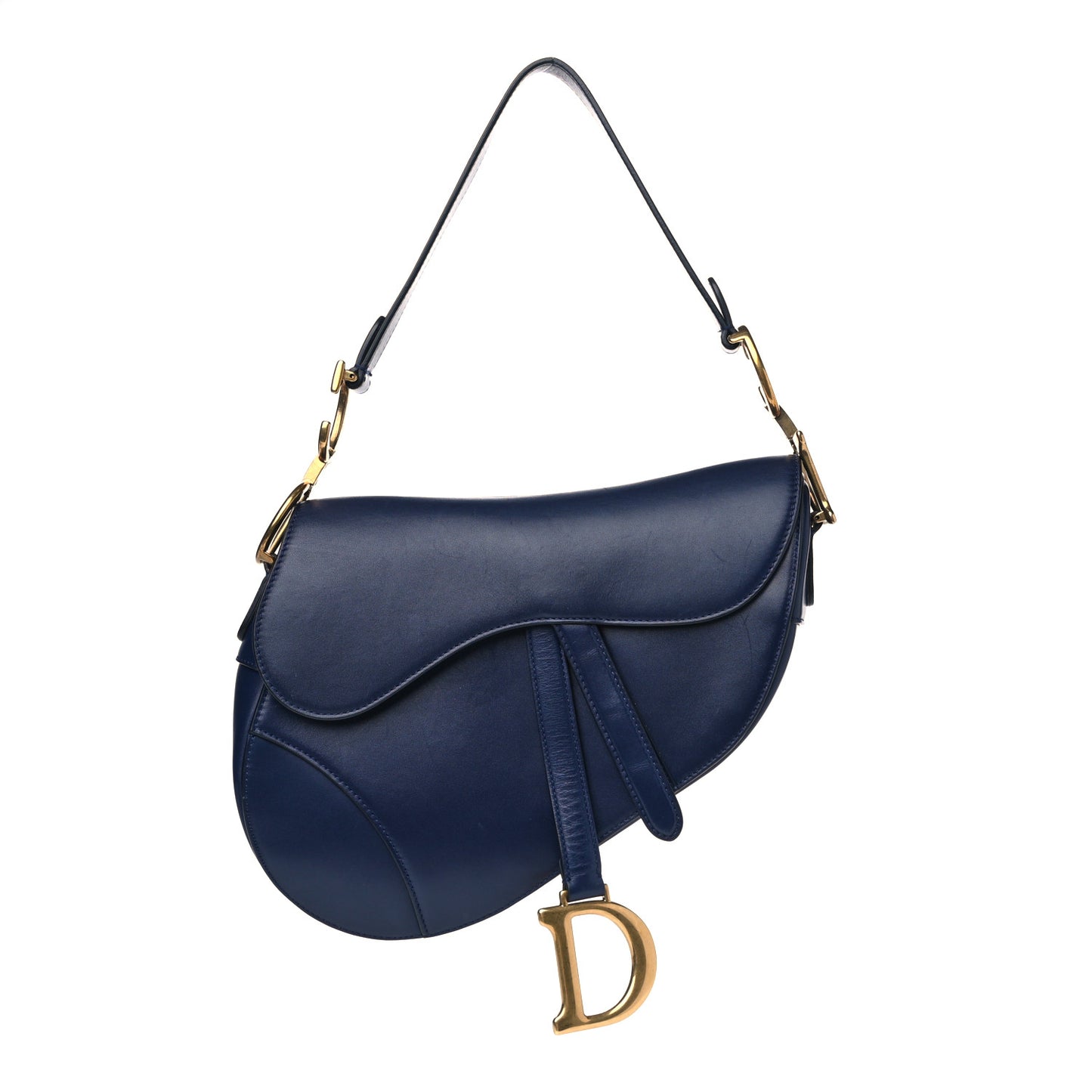 Calfskin Saddle Bag Blue