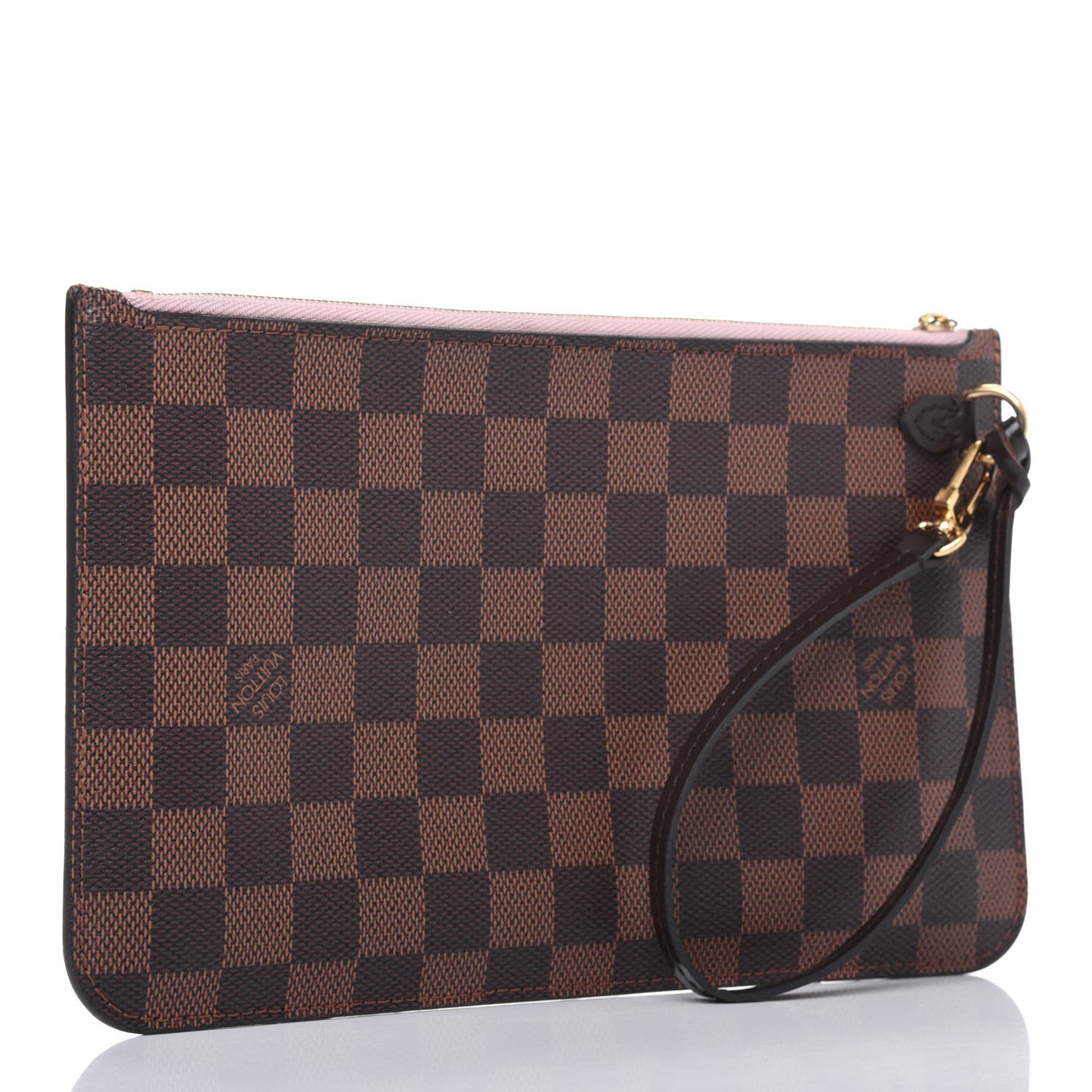 Damier Ebene Neverfull MM GM Pochette Rose Ballerine