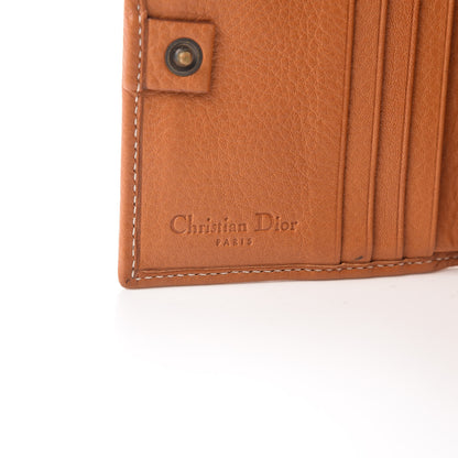 Christian Dior Calfskin Saddle Wallet Light Brown 7 of 8