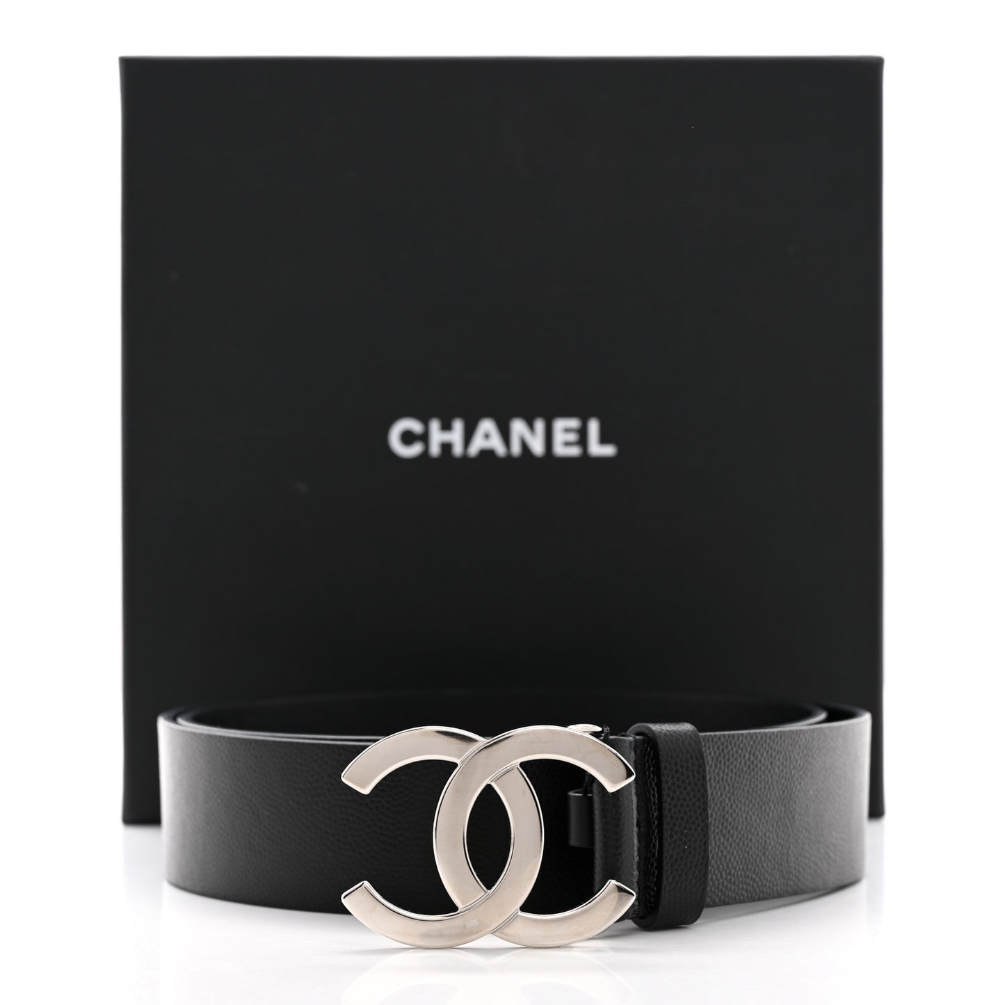 Caviar CC Logo Belt 80 32 Black