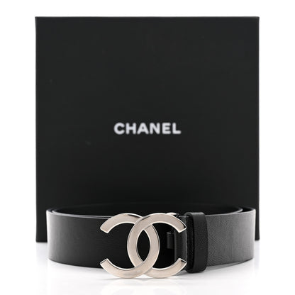 Chanel Caviar CC Logo Belt 80 32 Black 8 of 8