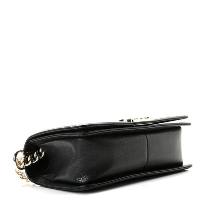 Chanel Caviar Quilted Medium Boy Flap Black 3 of 8