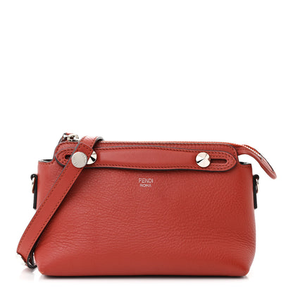 Fendi Vitello Dolce Mini By The Way Boston Bag Burgundy 1 of 10