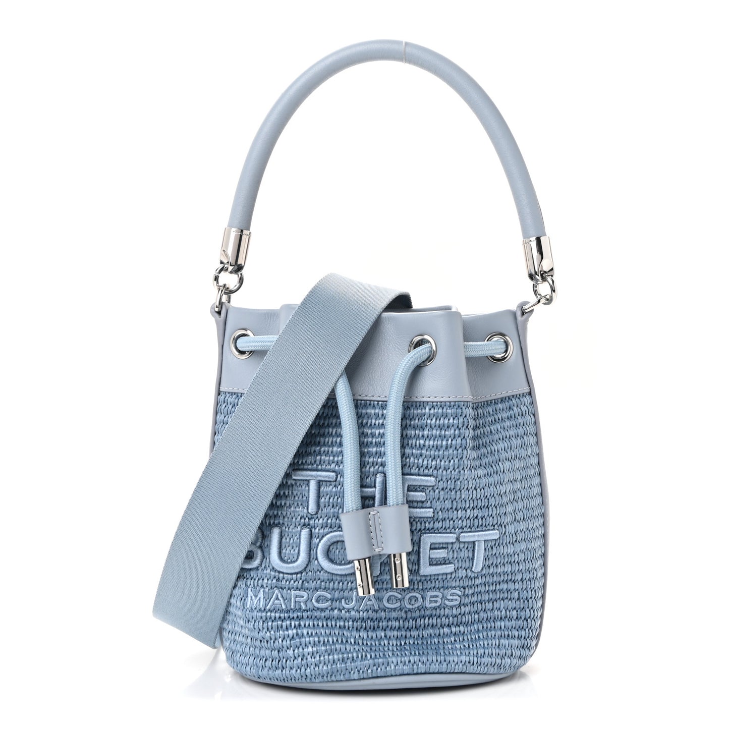 Woven The Bucket Bag Pale Blue