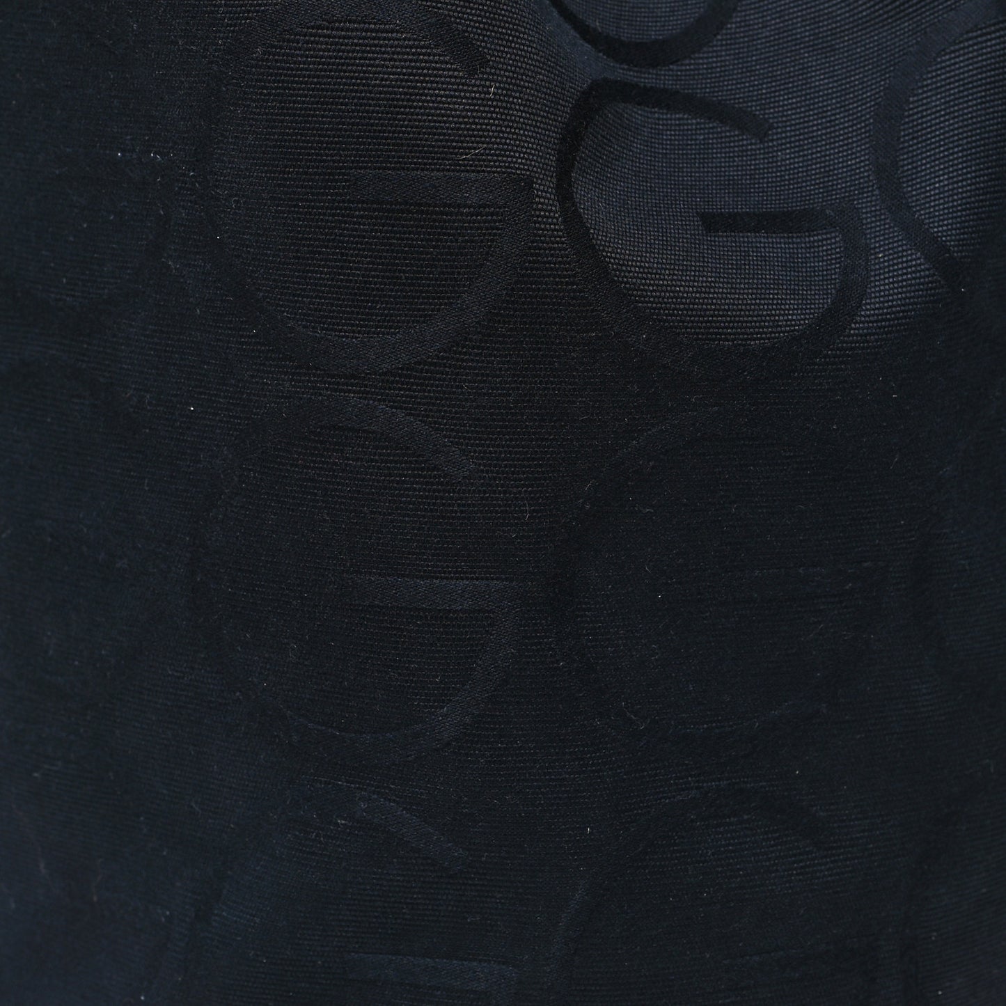 Nylon G Drawstring Sling Backpack Navy Blue