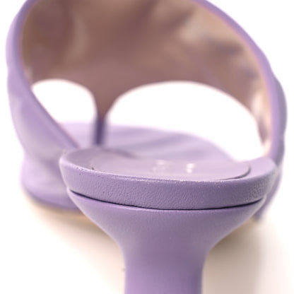 Gucci Nappa Charlotte GG Marmont 55mm Thong Sandals 38 Pale Lavander 11 of 13