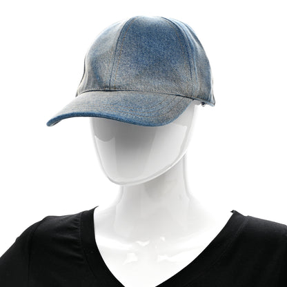 Prada Used Denim Womens Baseball Cap M Light Blue 2 of 8