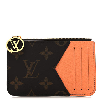 Louis Vuitton Monogram Zipped Romy Card Holder Orange 1 of 7