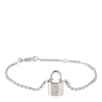 Louis Vuitton Sterling Silver Lockit Bracelet 1 of 4