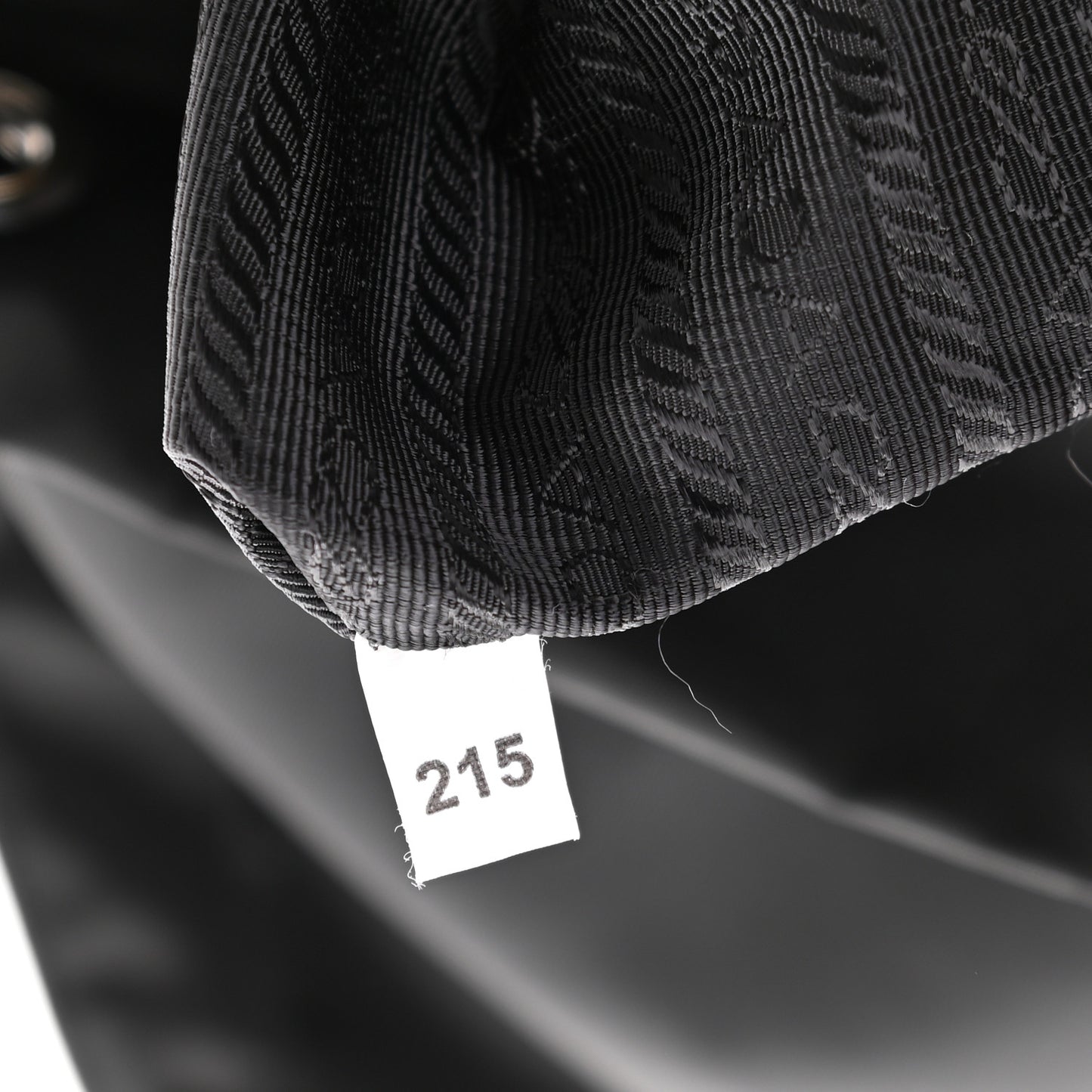 Tessuto Nylon Saffiano Medium Backpack Black