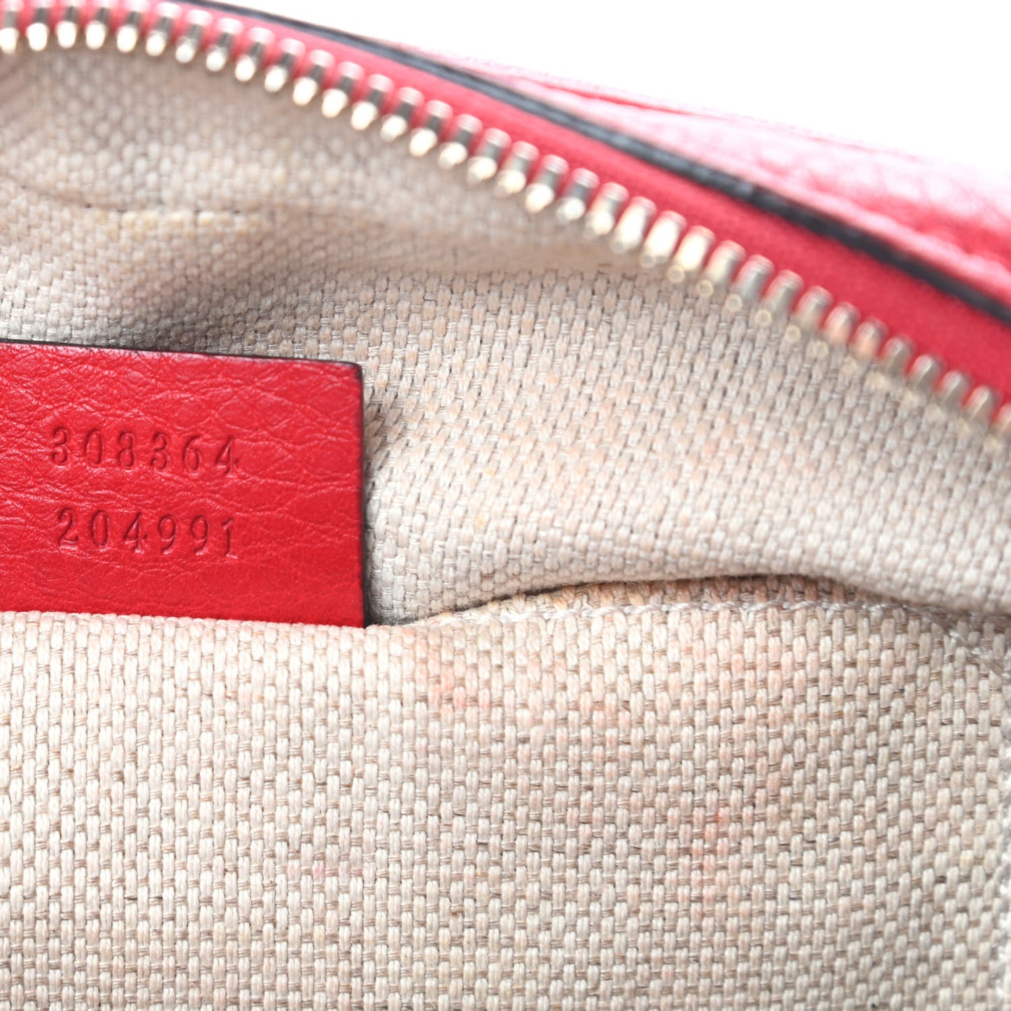 Pebbled Calfskin Small Soho Disco Bag Tabasco Red