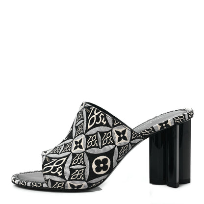 Louis Vuitton Jacquard Since 1854 Silhouette Mules 39 Grey 1 of 8
