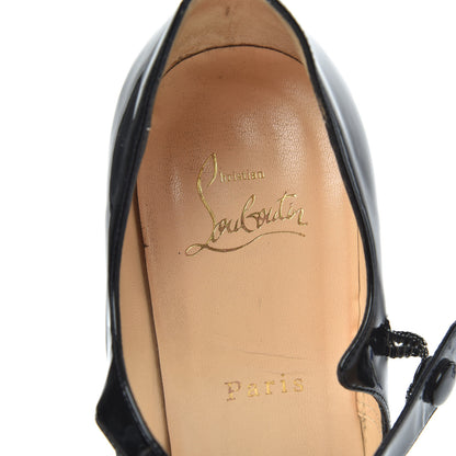 Christian Louboutin Patent Bana 140 Pumps 38.5 Black 8 of 12
