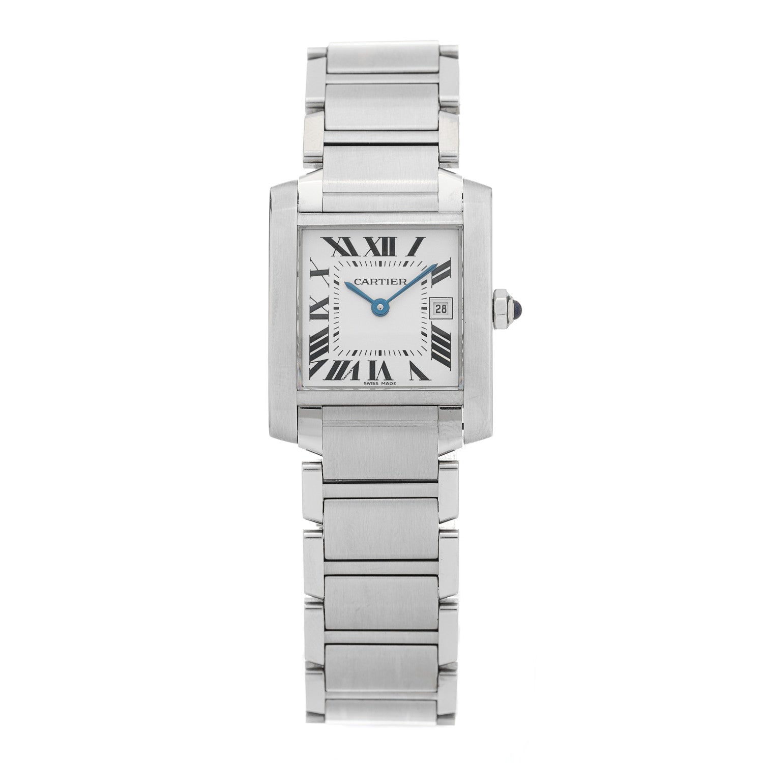 Cartier Stainless Steel 25mm Tank Francaise Quartz Watch 1 of 5