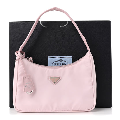 Prada Tessuto Nylon Saffiano Re-Edition 2000 Bag Alabastro 11 of 11