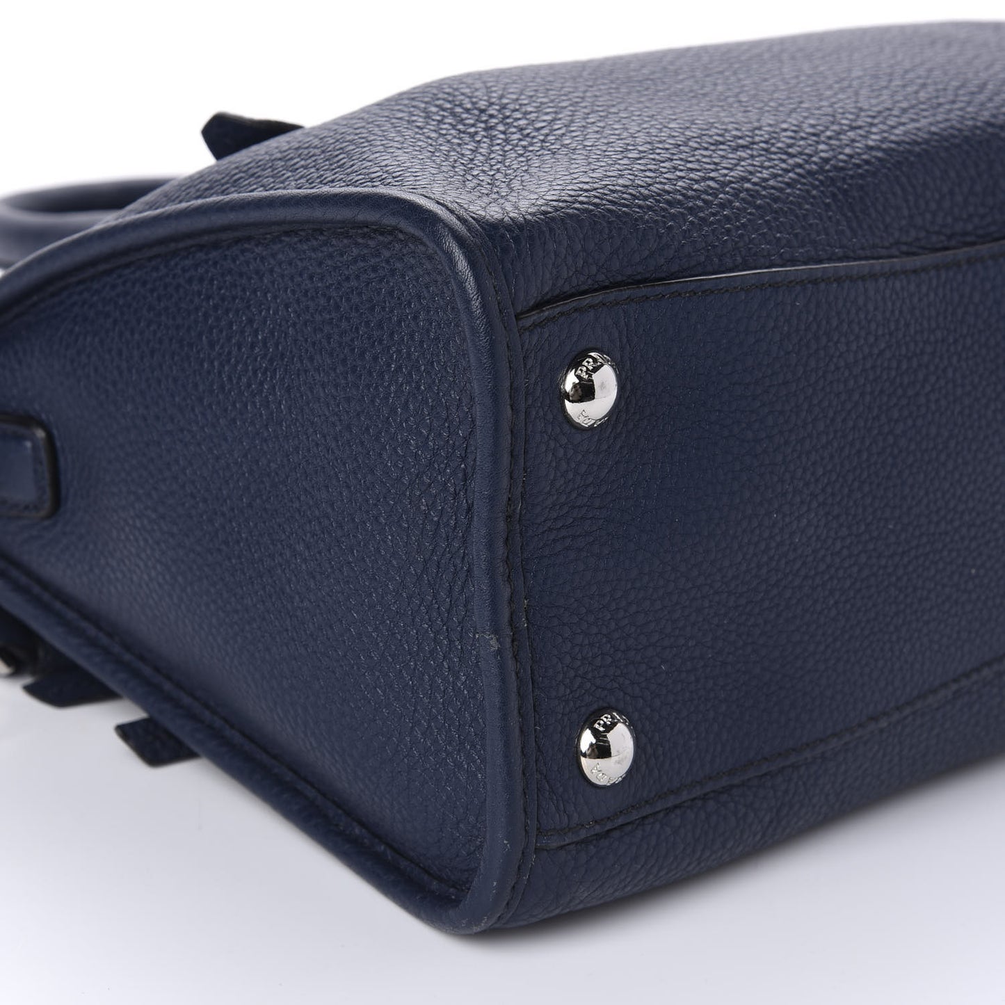 Vitello Daino Shopping Satchel Baltico