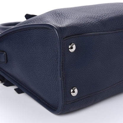 Prada Vitello Daino Shopping Satchel Baltico 6 of 10