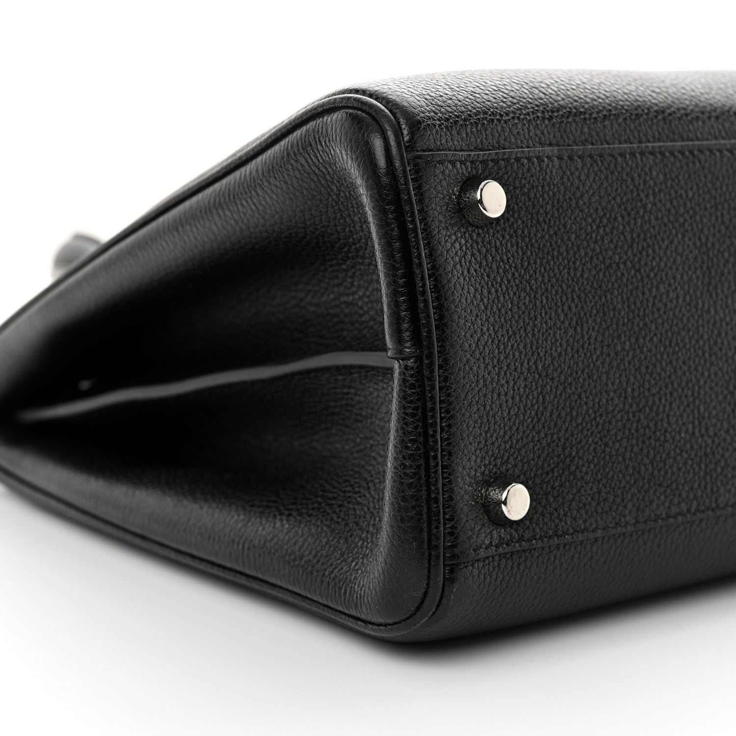 Gucci Grainy Calfskin Medium Zumi Top Handle Bag Black 9 of 10