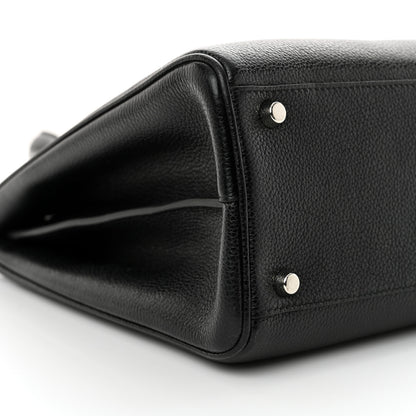 Gucci Grainy Calfskin Medium Zumi Top Handle Bag Black 9 of 10