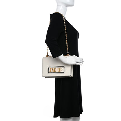 Christian Dior Calfskin J'Adior Chain Flap Bag Off White 2 of 14