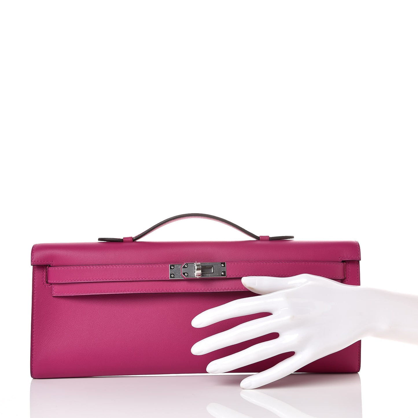 Swift Kelly Cut Clutch Pochette Rose Pourpre