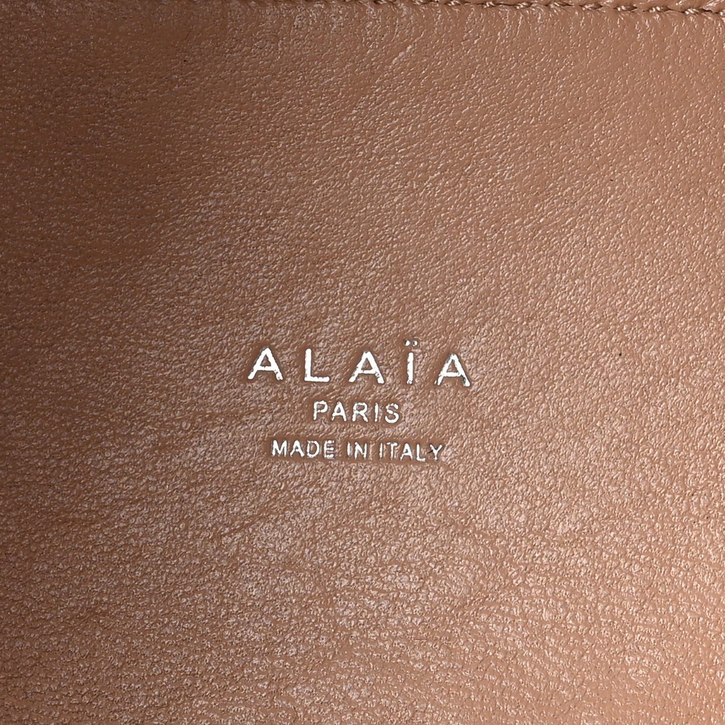 Calfskin Vienne Wave Mina 16 Bag Gris Perle
