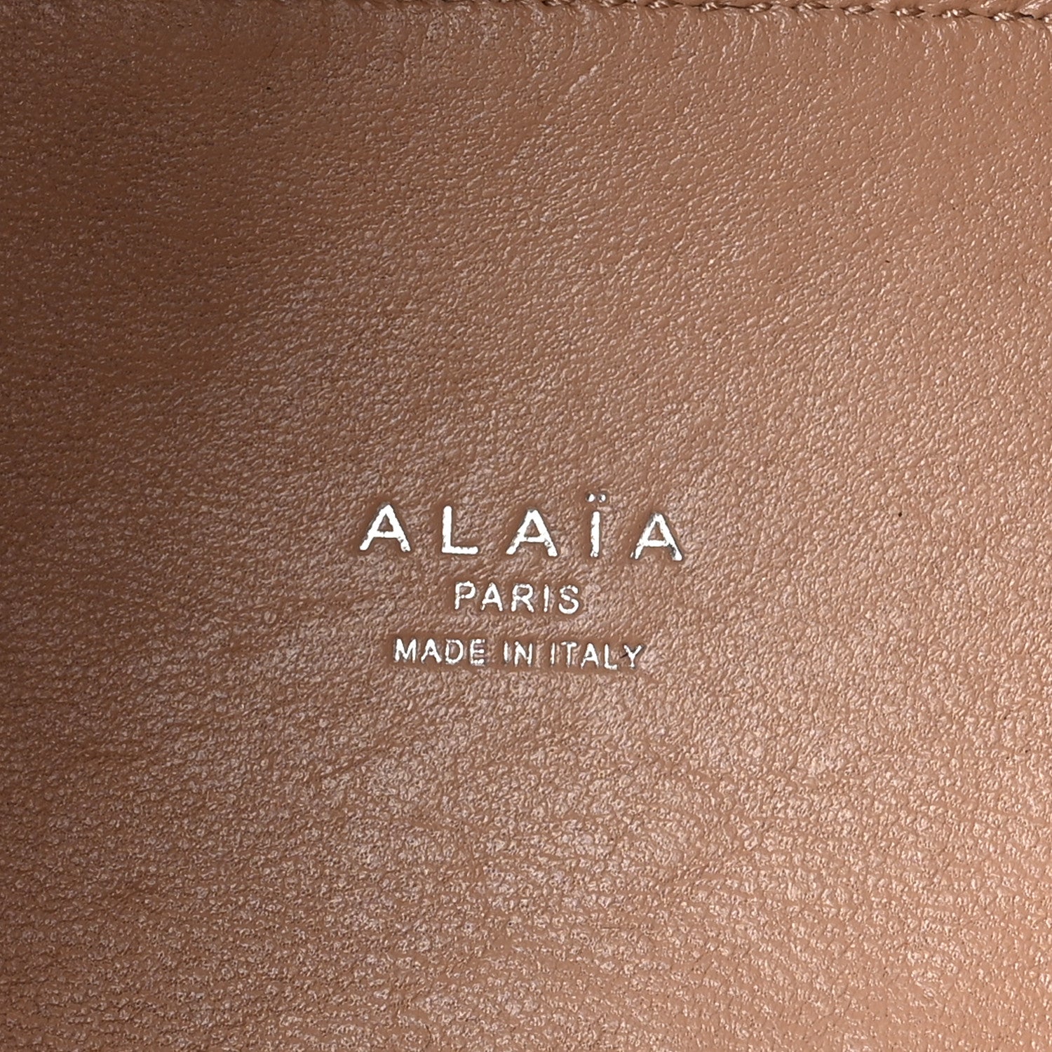 Alaia Calfskin Vienne Wave Mina 16 Bag Gris Perle 6 of 9