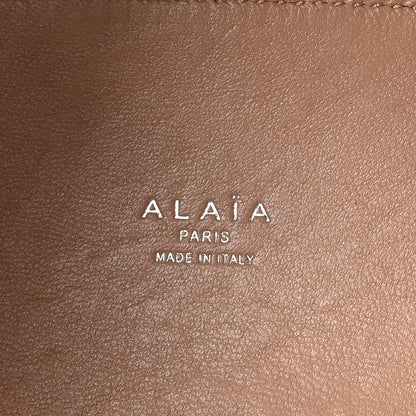 Alaia Calfskin Vienne Wave Mina 16 Bag Gris Perle 6 of 9