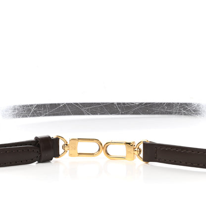 Louis Vuitton Calfskin Adjustable Speedy Bandouliere Shoulder Strap Brown 3 of 4