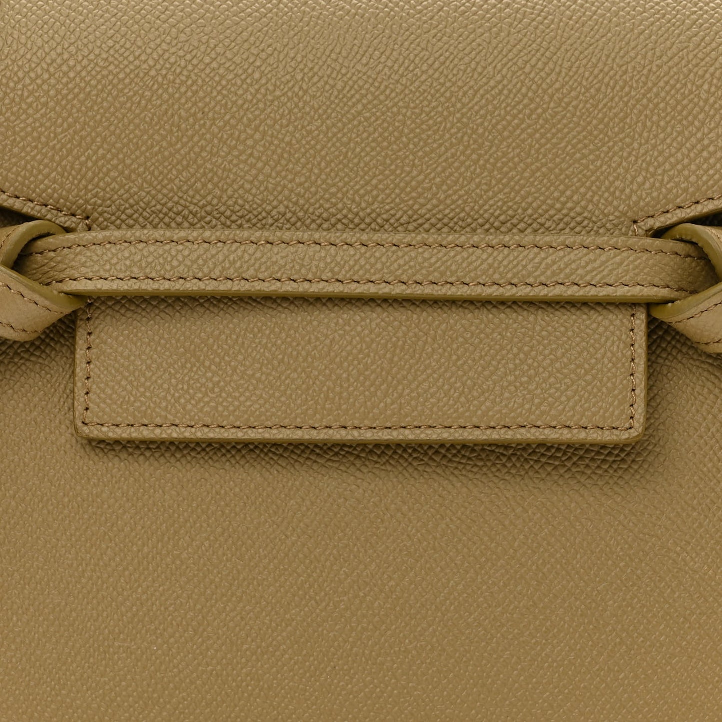 Grained Calfskin Nano Belt Bag Olive