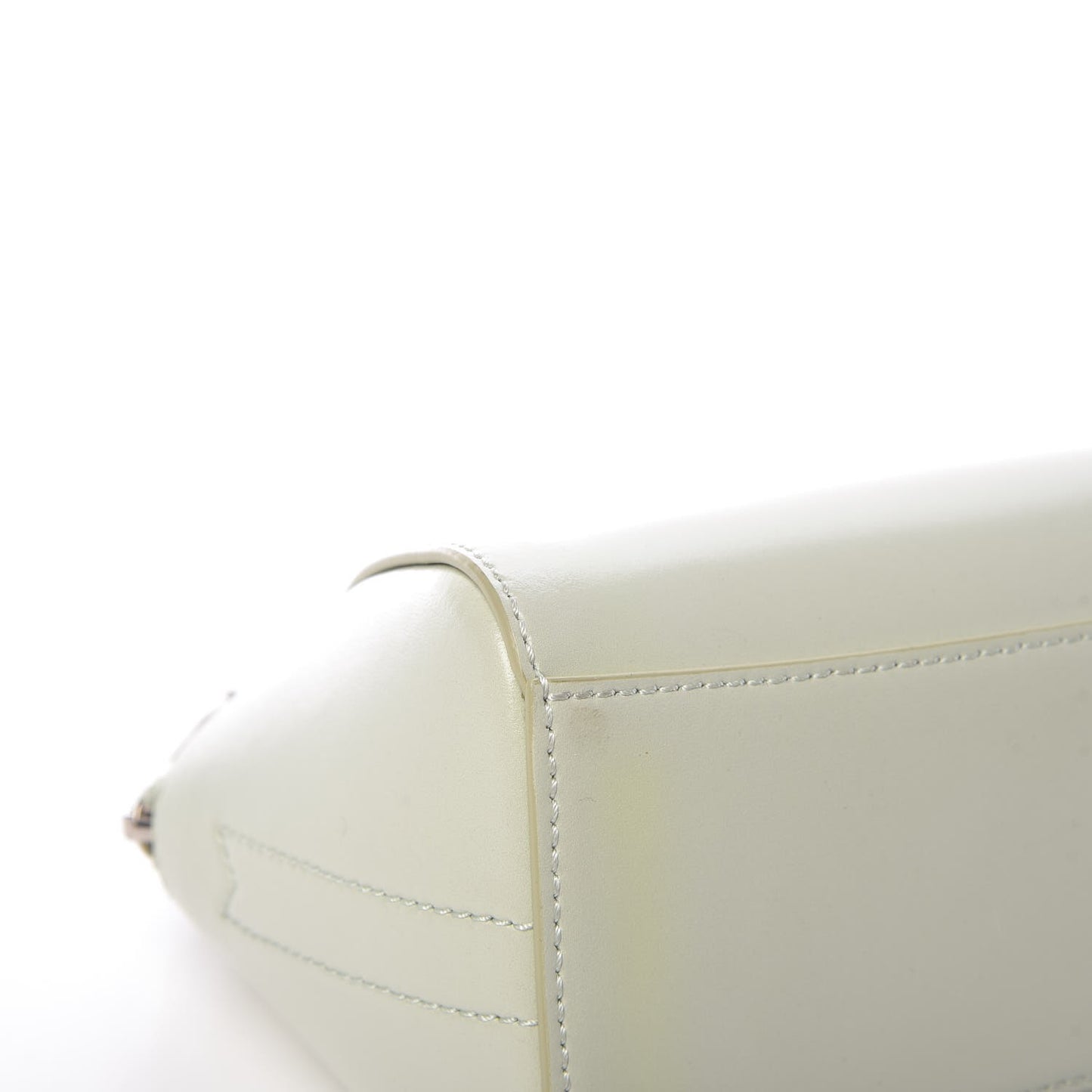 Shiny Lord Calfskin Antigona Wristlet Aqua Green
