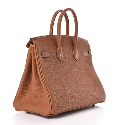 Hermes Togo Birkin 25 Gold 3 of 34