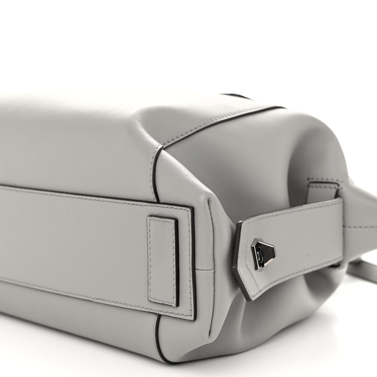 Calfskin Small Soft Antigona Pearl Grey