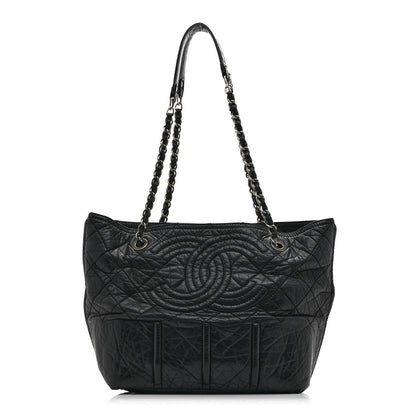 Chanel Calfskin Small Shopping in Moscow Tote Black 1 of 10