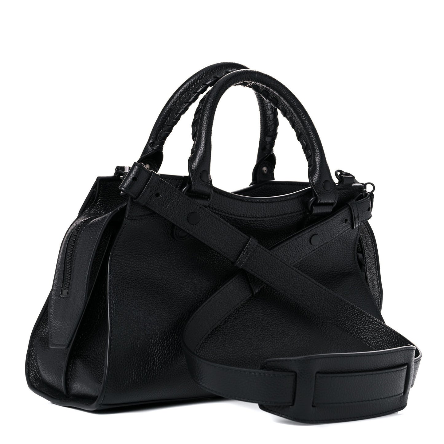 Grained Calfskin Neo Classic Black Hardware S City Black