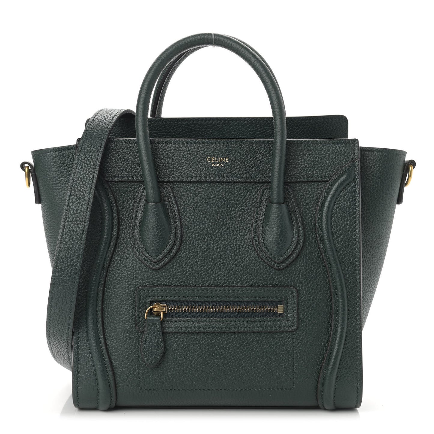 Drummed Calfskin Nano Luggage Amazone