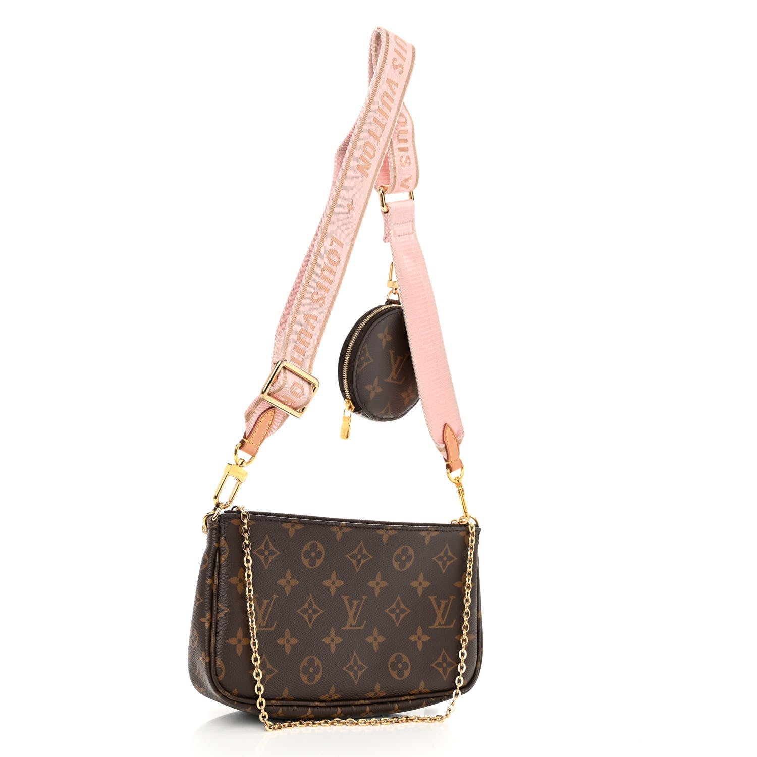 Louis Vuitton Monogram Multi Pochette Accessories Rose Clair 3 of 10