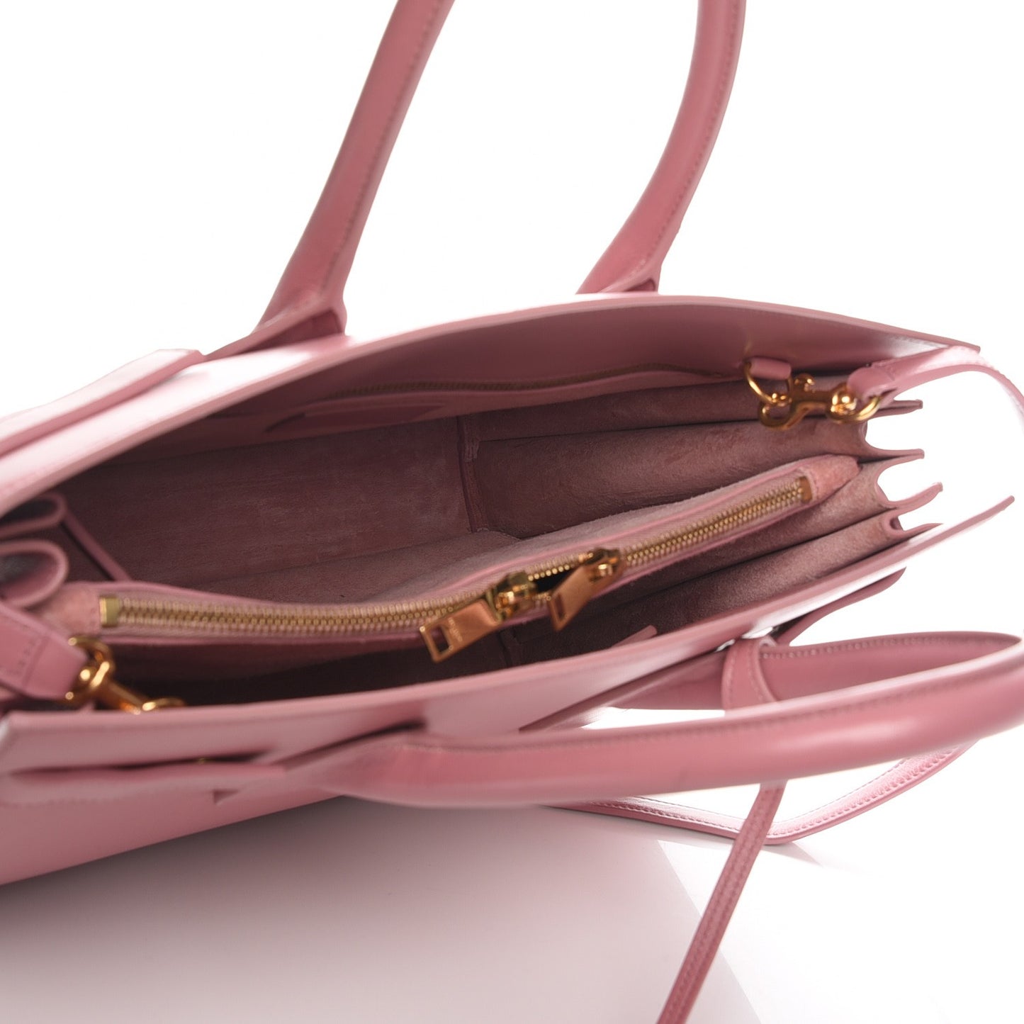 Calfskin Small Sac De Jour Dark Rose